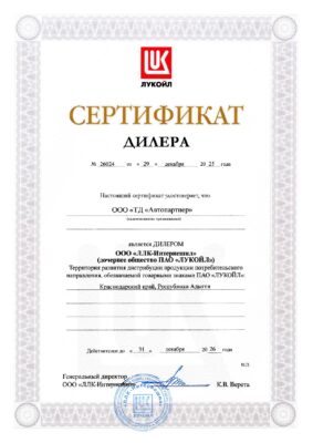 Сертификат 1